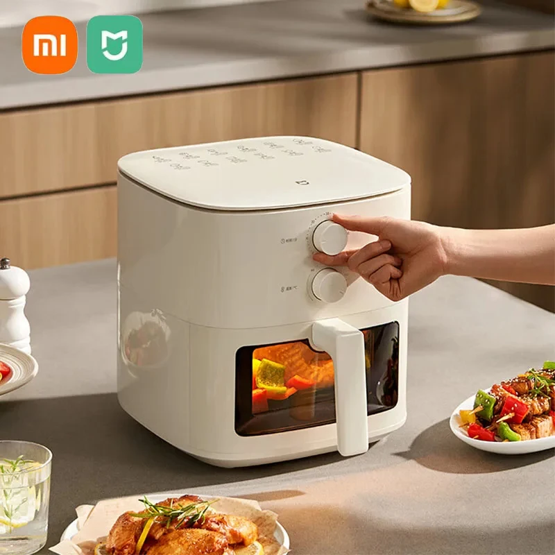 

Оригинальная электрическая фритюрница Xiaomi Mijia, 1 л, 360 °, безмасляная электрическая фритюрница для выпечки, духовка с дальним инфракрасным обогревом 1200 Вт