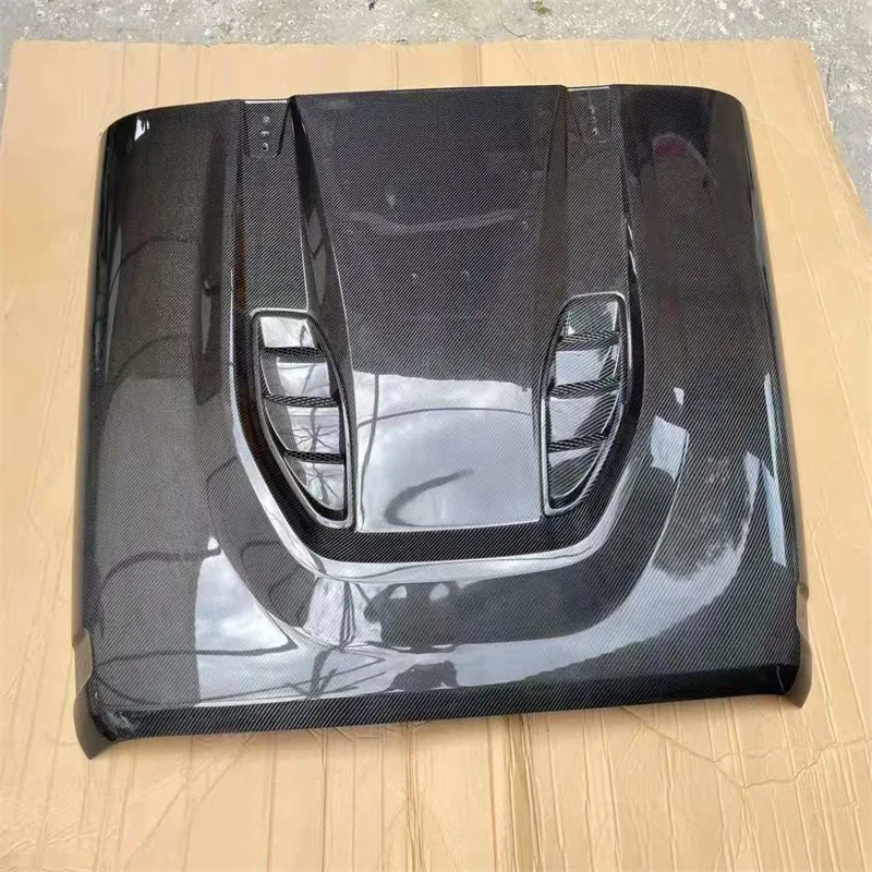 

Carbon Fiber Front Bumper Engine Hood Vent Cover Fits For Jeep Wrangler