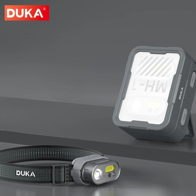 DUKA ATuMan MH1 Intelligent Multifuction Headlamp Gesture & Button Dual-control Head Flashlight Outdoor Head Lantern Waterproof