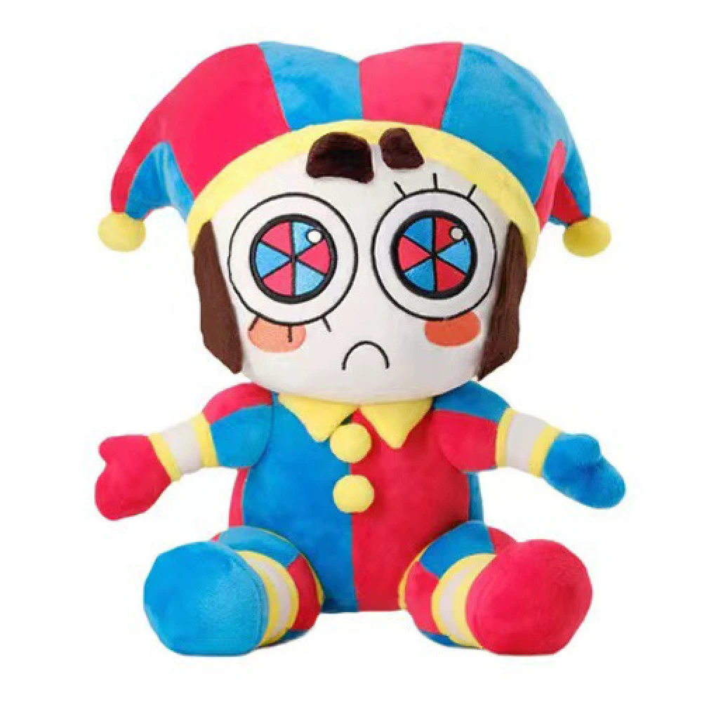 The Amazing Digital Circus Plush Clown Ragatha pomni Cartoon Jax Doll Joker Plush Soft Stuffed Sofa Decorate Christmas Gift