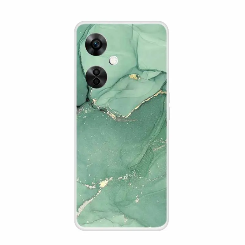 Marble Clear Soft TPU Silicone Phone Cover, Transparent