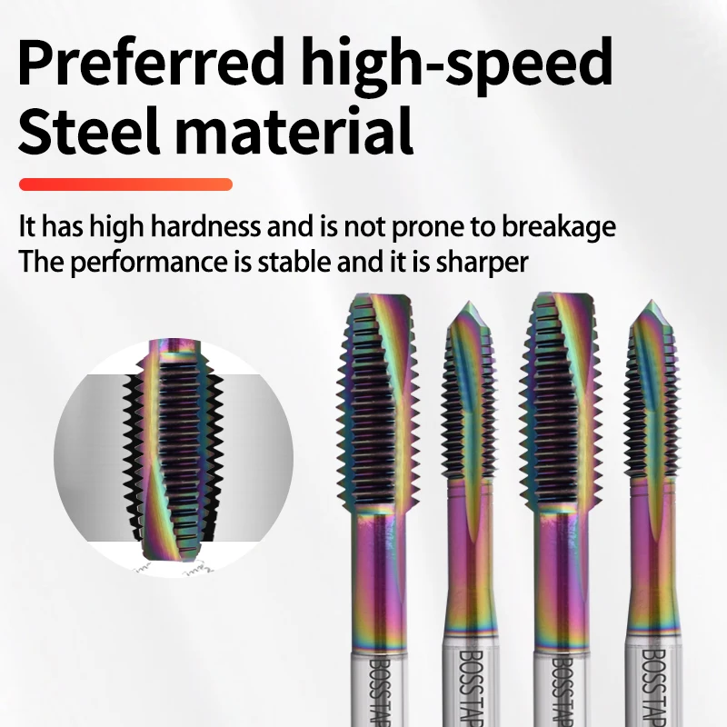 HSSE-M35 JIS Standard Insert Spiral Pointed Tap STI ST M2 M2.5 M3 M4 M5 M6 M8 M10 Machine Screw Thre