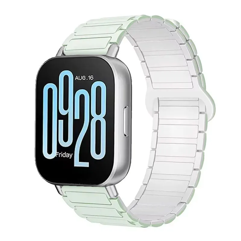 Magnetic Silicone Loop Strap Wristband, 22mm