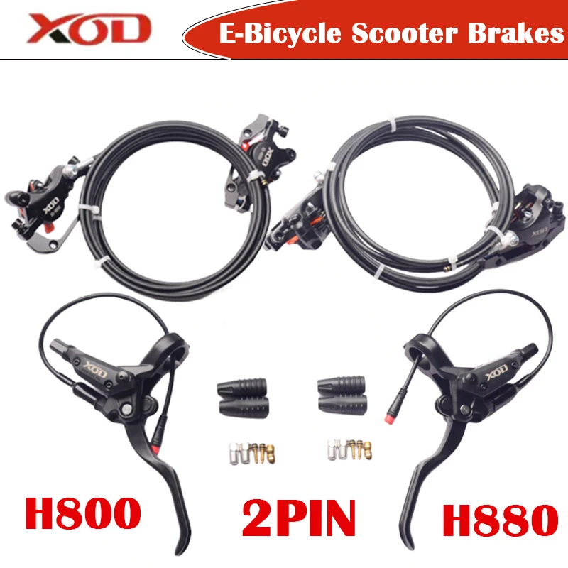 Freni Per Scooter Per Bicicletta Elettrica Xod Xd-H800 / Xd-H880 1350Mm 2000Mm Freno Di Alimentazione A 2 Pin Impermeabile