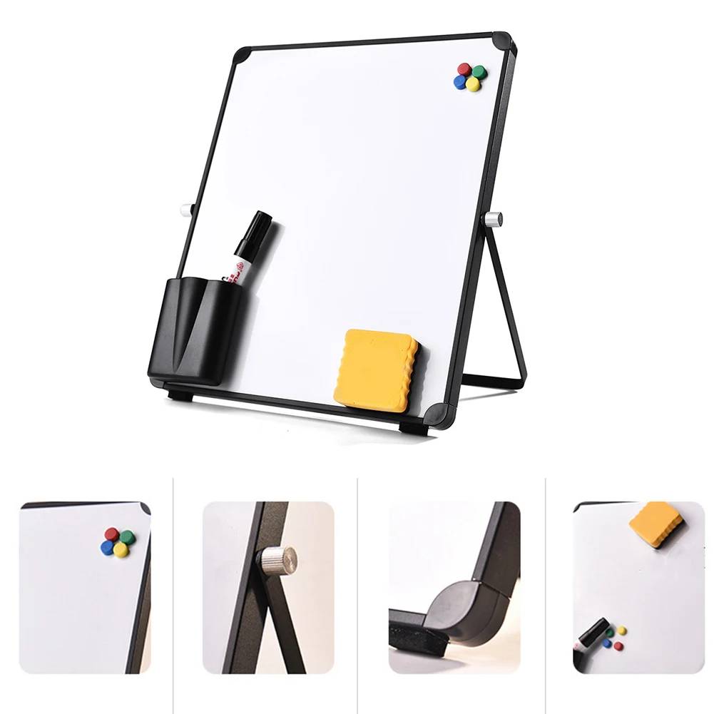 Dry Erase White Board Set Aluminum Alloy Foldable Durable