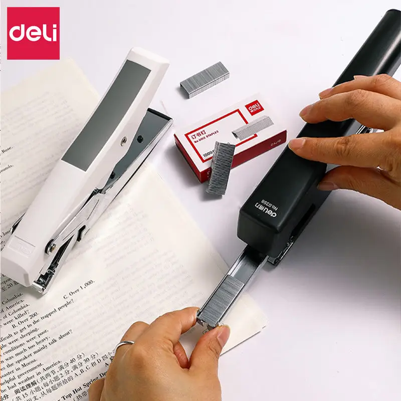 노동 절약형 핸드헬드 문구류 스테이플러, 중형 스테이플러, 학교 액세서리, 소기업 용품, 24/6 1000 개