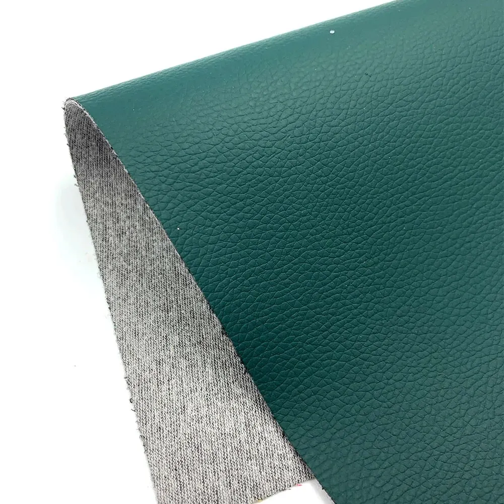 Litchi Textured Faux Leather Fabric for DIY Crafts and Upholstery