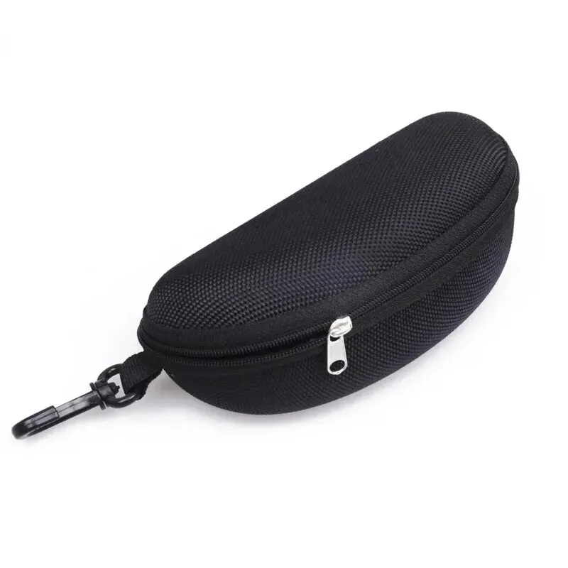 Universal Portable Glasses Storage Case with Zipper and Hook – Stylish, Durable Eyewear Protector
