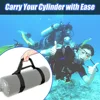 Portable Scuba Diving Tank Handle Air Cylinder Carrier Bottle Holder Strap Adjustable Water Sports Accessories 3
