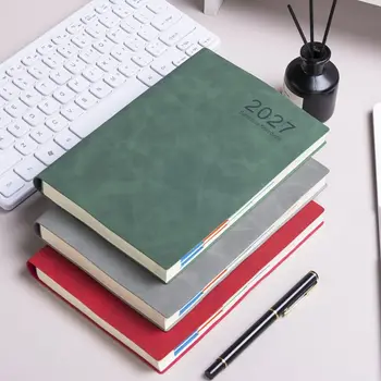 Agenda Planner A5 2027 di Alta Qualità con Pagine di Pianificazione Mensile e Settimanale, Libro Efficiente per 365 Giorni, per Scuola e Ufficio