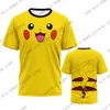 New Arrivals Pokémon Womens T-Shirts Tops Pokemon 3d Print T Shirt Trendy Summer Casual Short Sleeve Pikachu Cute Clothing Tees 1