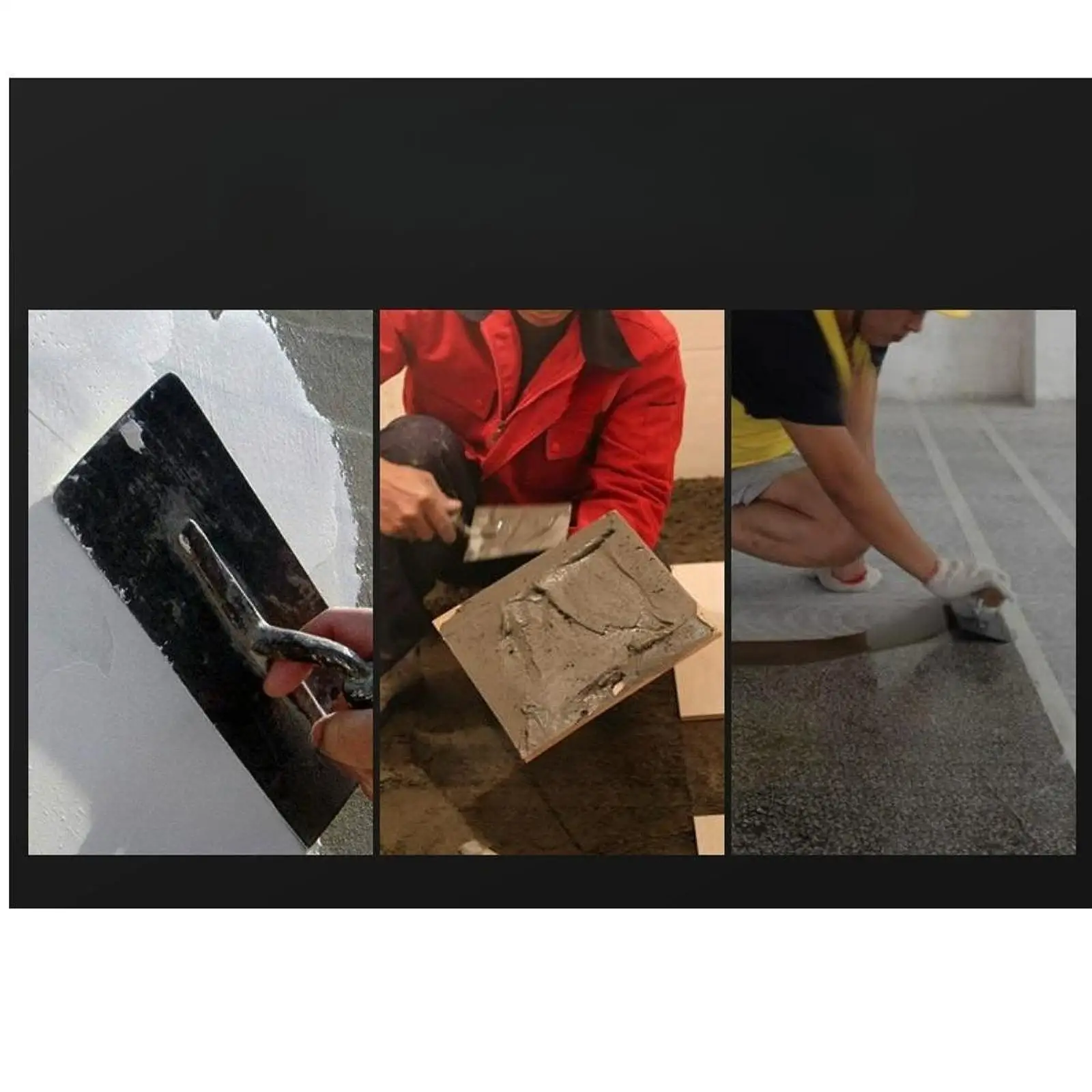 Stainless Steel Shovel Professional Wall Polishing Shovel Micro-light Stone and Diatom Mud Texture Coating Scraper Building Tool