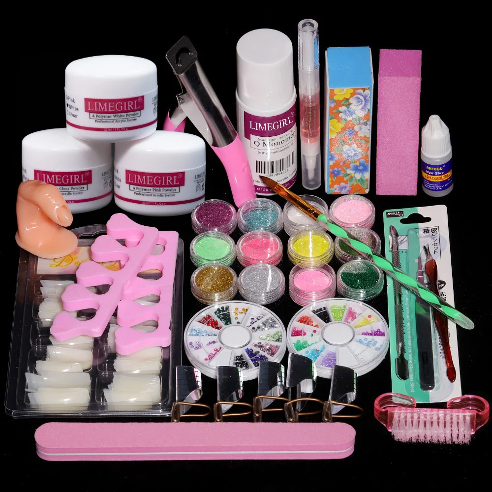 Dropship Professional Acrylic Nail Kit Set - Glitter Nails Powder And  Liquid For Acrylic Nails Extension Beginner to Sell Online at a Lower Price  | Doba