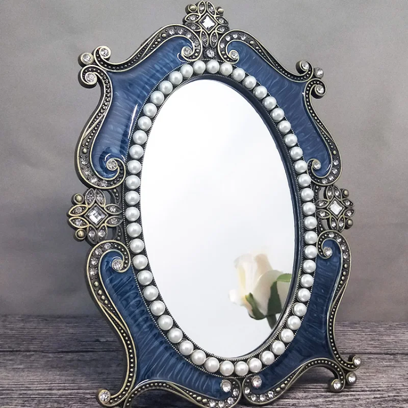 

Decorative Mirrors House Decoration Wall Hanging Decor Vintage Boho Mirror Spiegel Irregular Mirror Spiegel Home and Decoration