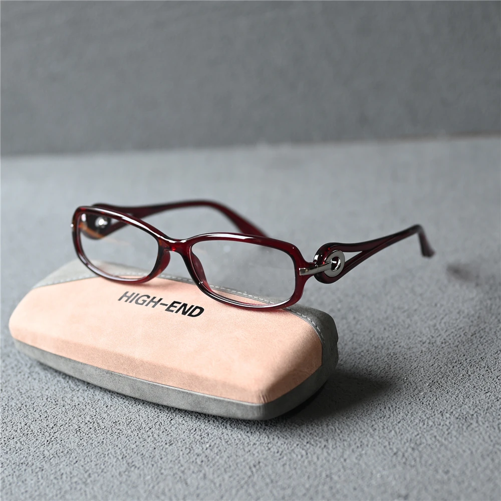 Cubojue Women's Full Rim Oval Tr 90 Titanium Reading Glasses - Image 16