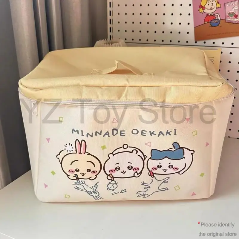 

Chiikawa Storage Bag Kawaii MINISO Cute Hachiware Anime Usagi Clothes Snacks Cartoon Portable Storage Ins Bag Girls Gifts