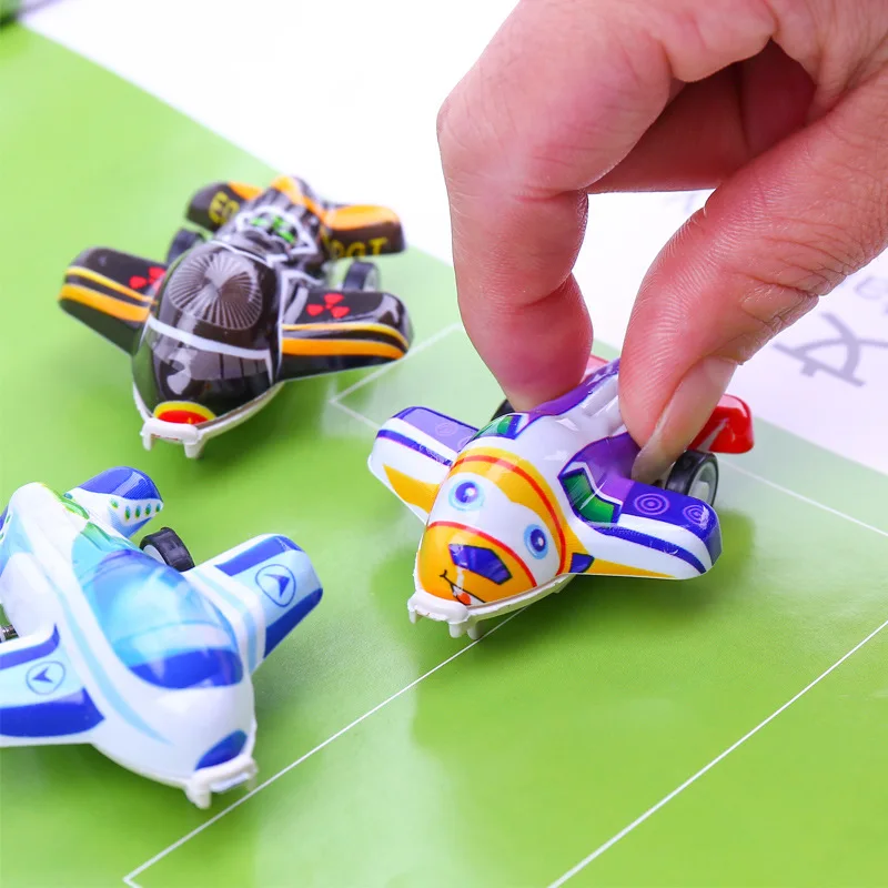 20Pcs Cute Cartoon Plastic Pull Back Cars Plane Toy Children Mini Funny Model Toys  Kindergarten Toys for Child Birthday Gifts 1 5pcs baby creative mini plastic car toy car set cute children color transparent pull back car model game toy kindergarten gift