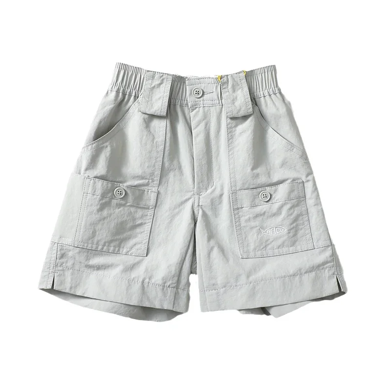Kids Youth Fishing Shorts Fishing Short Fast Dry Surf Teenager Shorts Quick Dry UPF50 Outdoor Sports USA Size 22-28