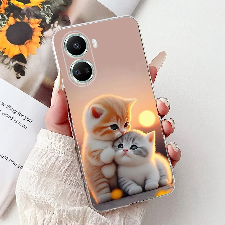 Fashionable Soft Slim Phone Case with Painted Design - Compatible with Huawei Nova 10 Series