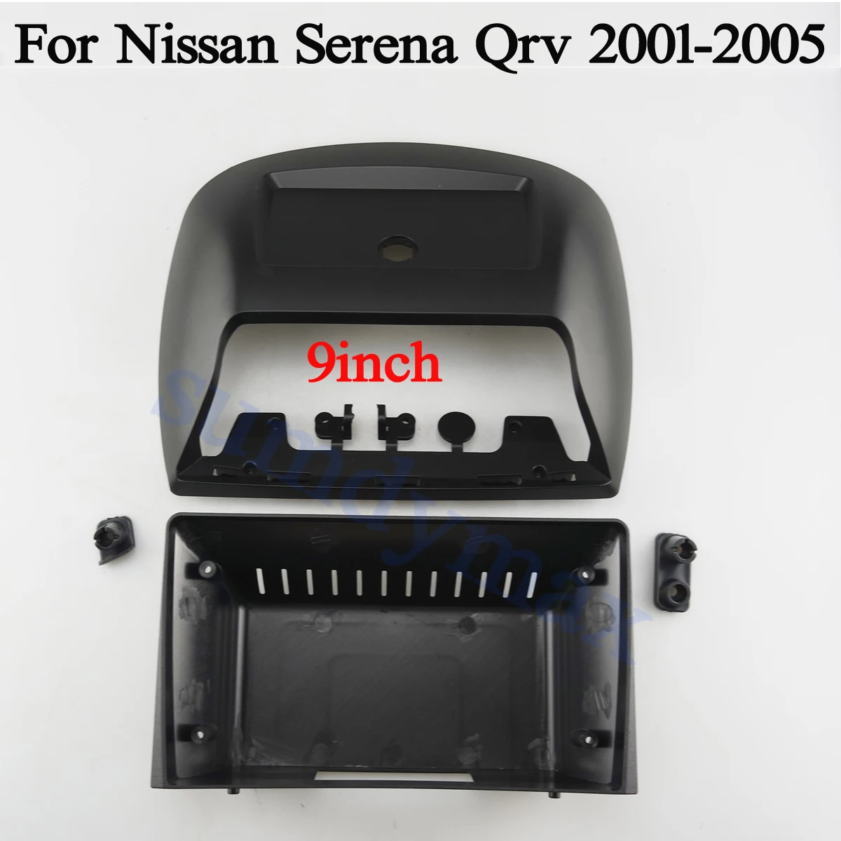 

Автомобильная магнитола 2 Din для NISSAN Серена QRV 2001-2005 Android 9 "большой экран Аудио приборная панель комплект