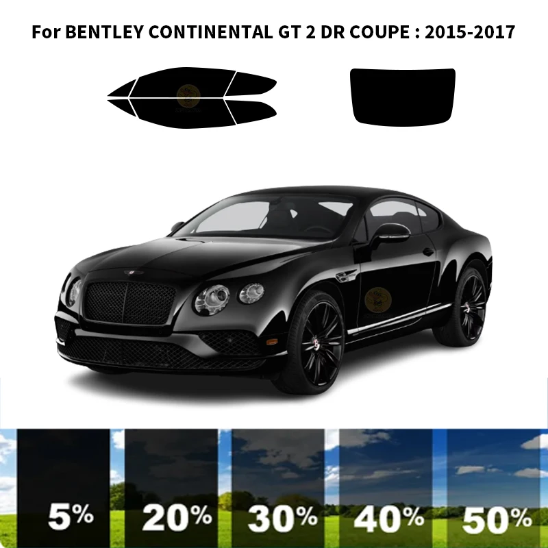 

Precut nanoceramics car UV Window Tint Kit Automotive Window Film For BENTLEY CONTINENTAL GT 2 DR COUPE 2015-2017