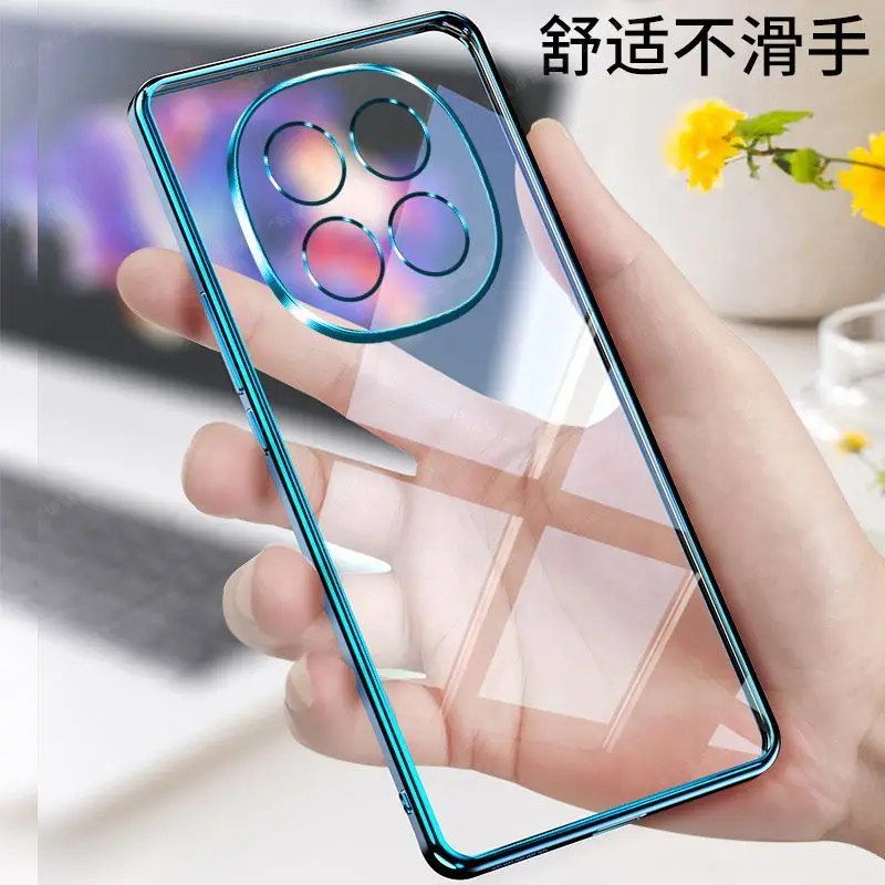 Luxury Electroplating Transparent Soft Silicone Phone Case