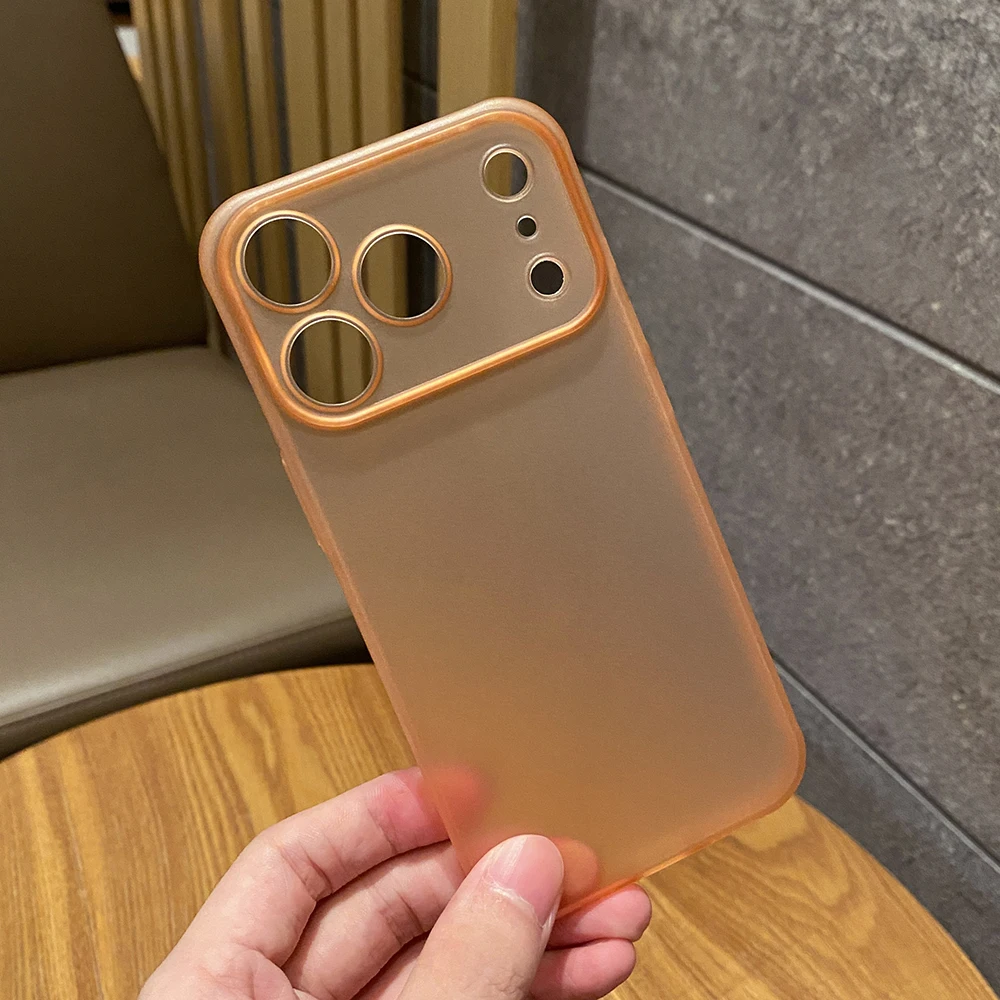 Ultra Thin Frosted Phone Case - 0.3mm Slim Matte PP Cover