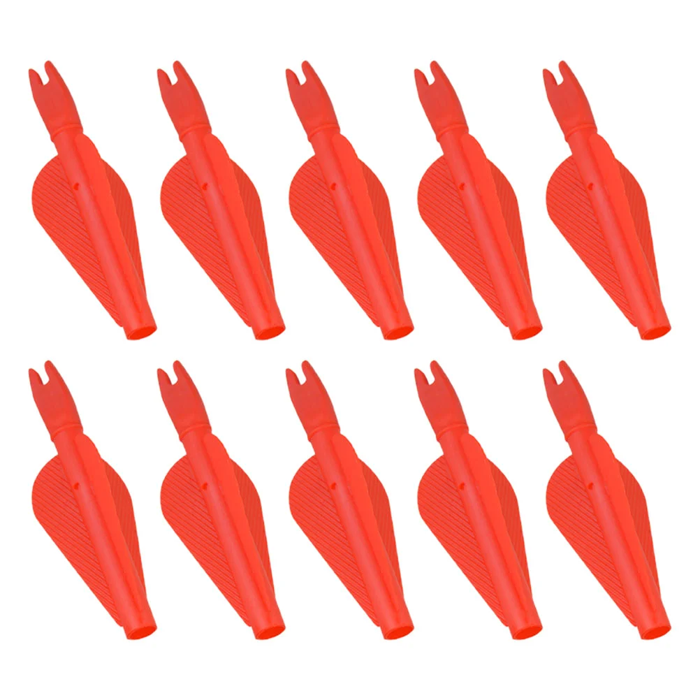 

10pcs Arrow and Arrow Tail Plastic Hunting Training Accessories