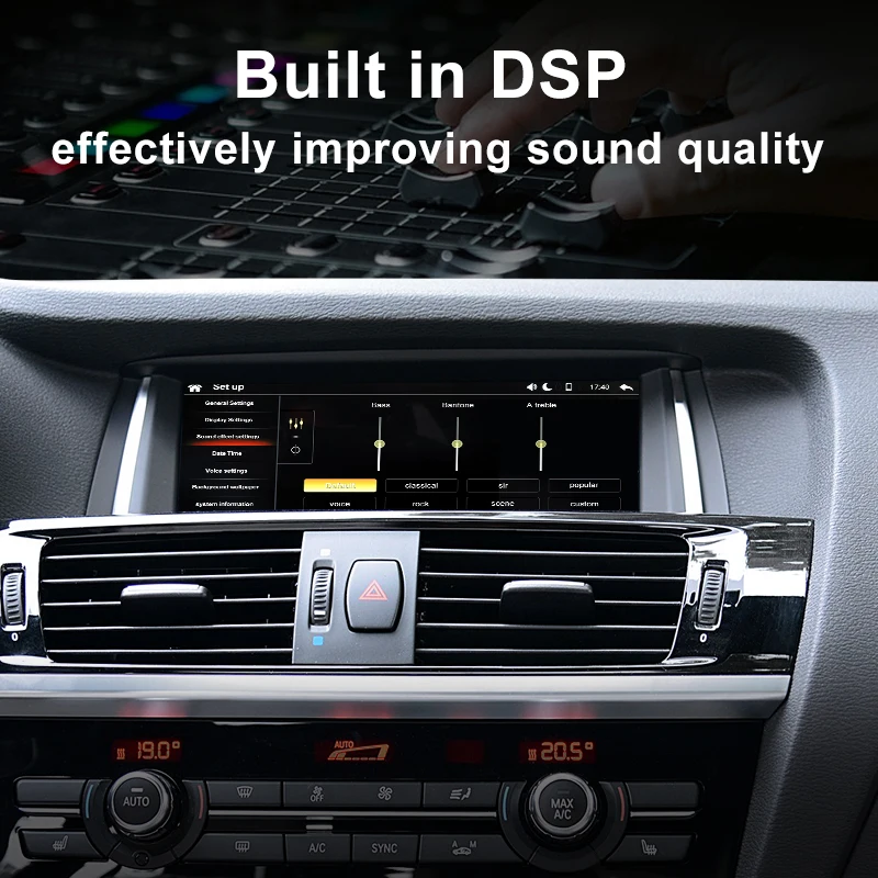 STWEI 무선 애플 카플레이 안드로이드 오토 박스, BMW NBT X3 F25 X4 F26 2014-2016, 자동차 라디오 플레이어, 미러 링크, 전면 후면 카메라