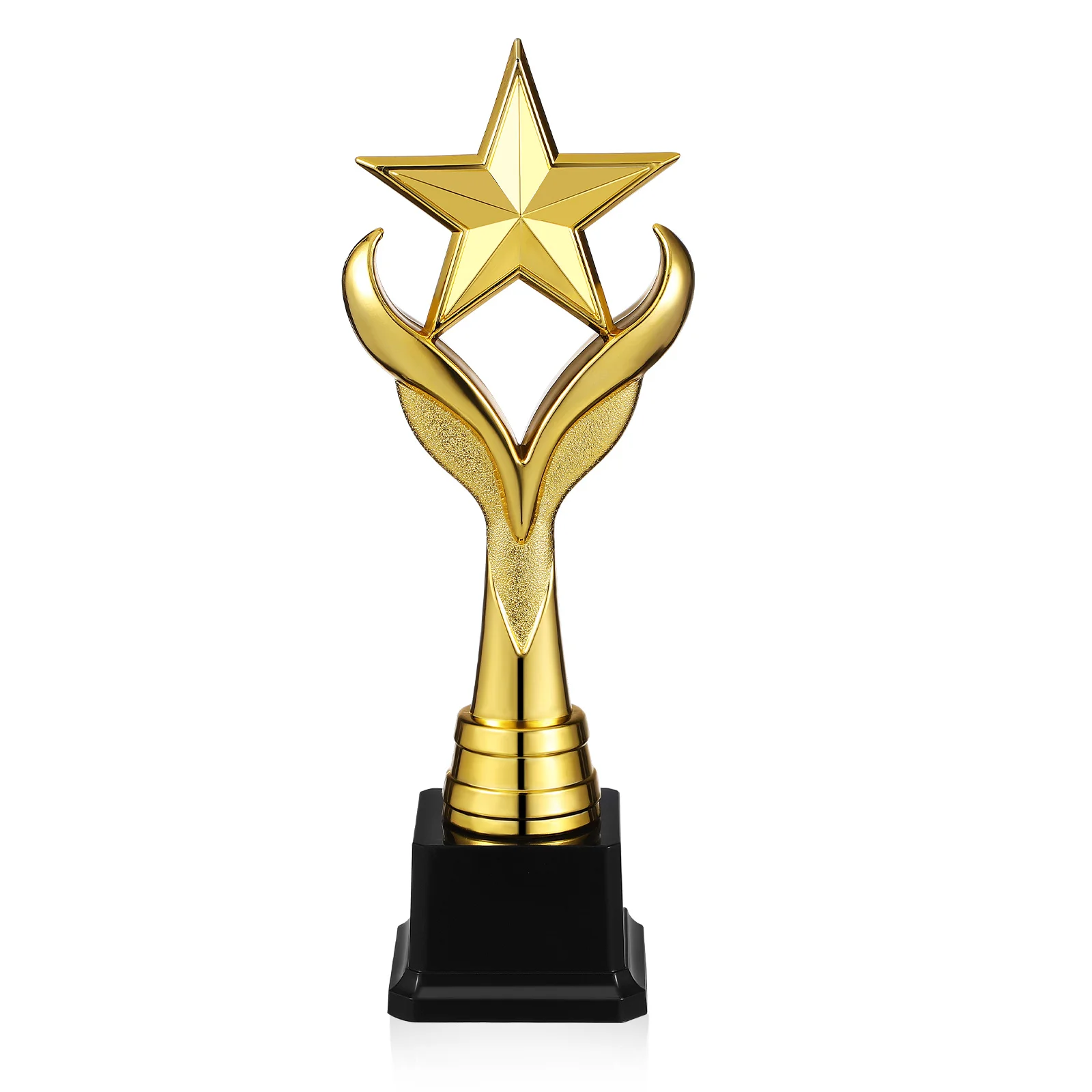 Creative Trophy Award Decor for Sports Party Competition Celebrity Pentacle Awards and Trophies Plastic Winner