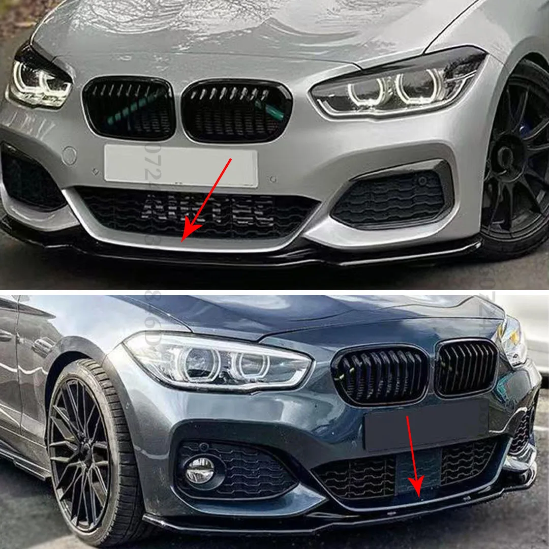 Front Bumper Lip Splitter Chin Air Dam Diffuser Tuning Accessories For BMW 1 Series F20 F21 M-Pack 118i 120i 2015- Styling
