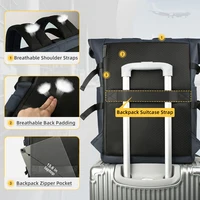 HK Large 15.6 Inch Laptop Backpack Men Anti-Theft Travel Backpack for Business University Bicycle School Backpack With USB Port - Image 2