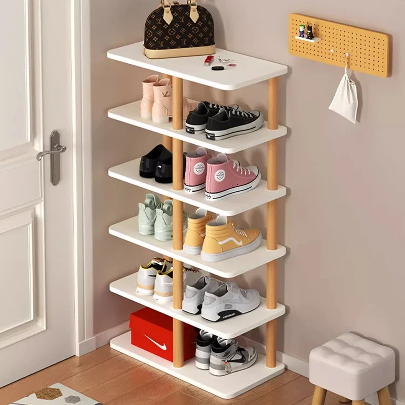 

Display Cabinet Shoe Rack Mobile Living Room Cupboard Shoe Storage Dorm Shelves Ultra Thin Szafka Na Buty Home Furniture