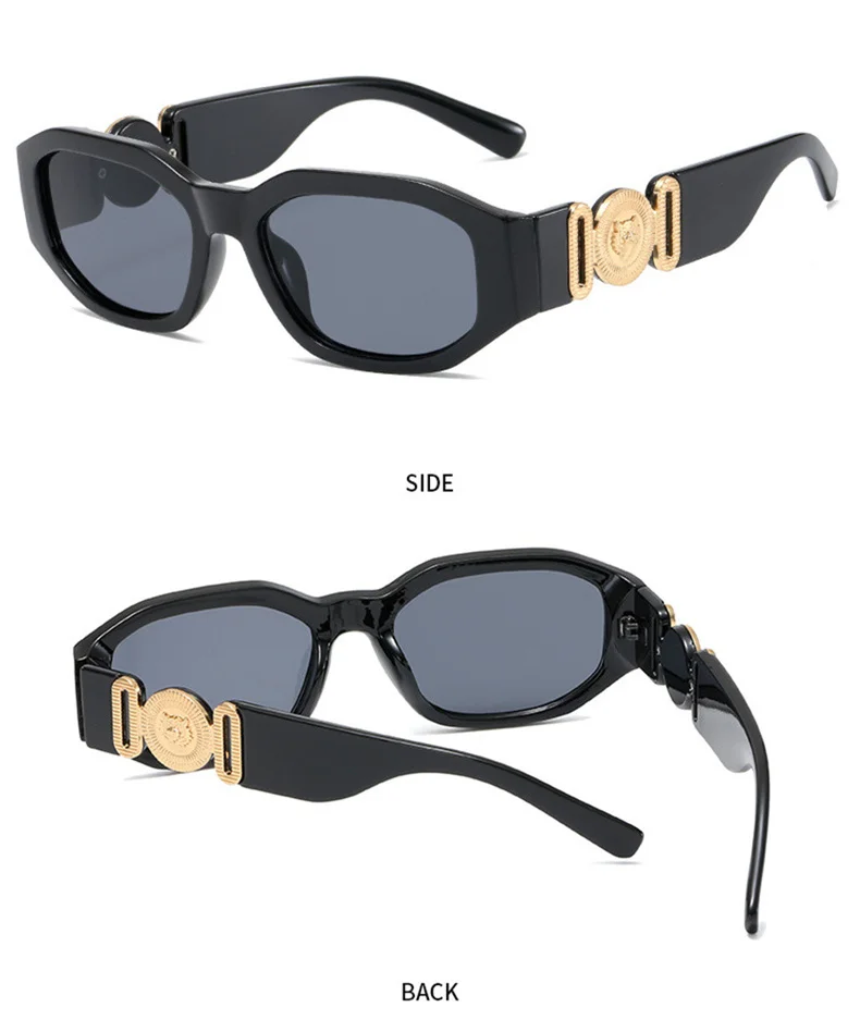 Retro Square Sunglasses For Women Vintage Small Frame Fashion_voghion.com
