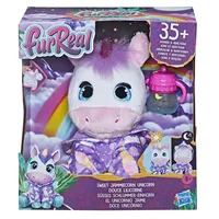 Original FurReal Sweet Jammiecorn Unicorn Interactive Plush Toy Light Up Toy with 30+ Sounds and Reactions Unicorn Soft Cute Toy 1
