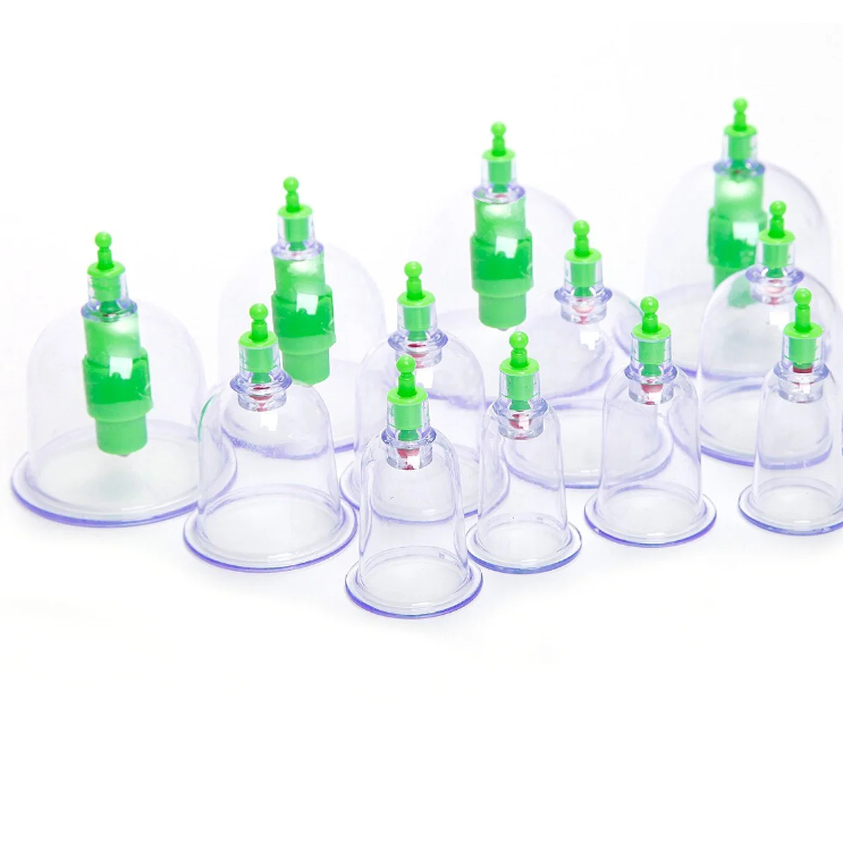 Cupping Vacuum Chinese Set Suction Cellulite Cups Acupoint Hijama Pump Glass Kit Equipment  5