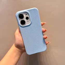 Custodia per telefono in TPU morbido slim con pattern Lichi, antiurto