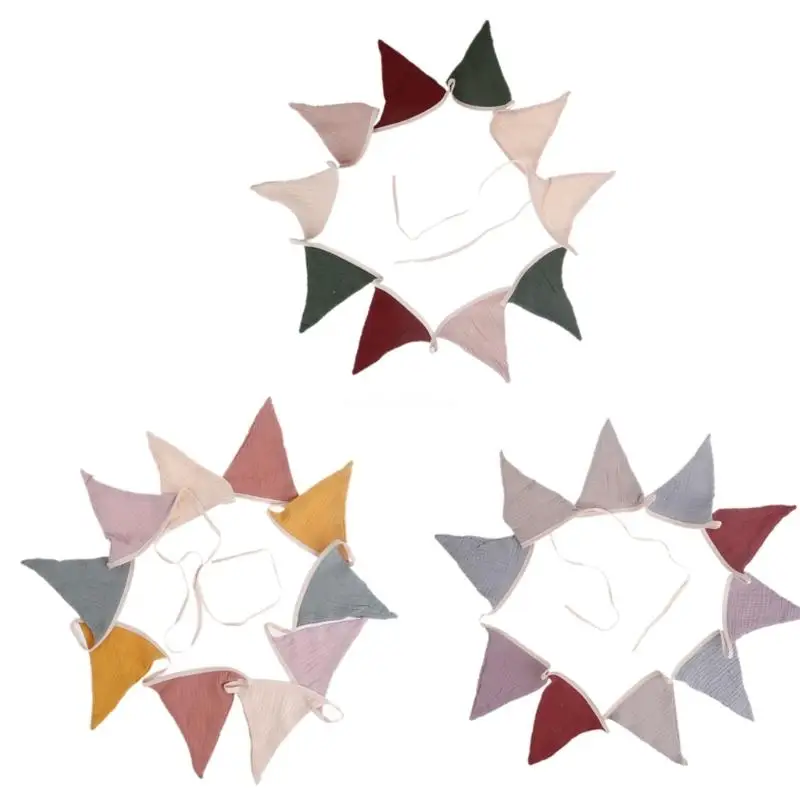

Newborn Photography Props Bunting Cotton Photoshooting Props Pennant
