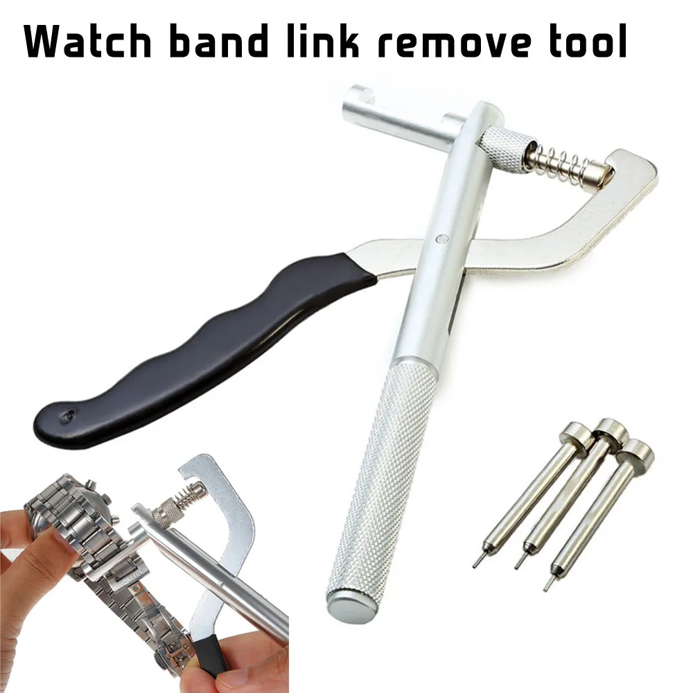 Handheld Wrist Watch Band Link Remover Tool Watch Strap Chain Pins Bar