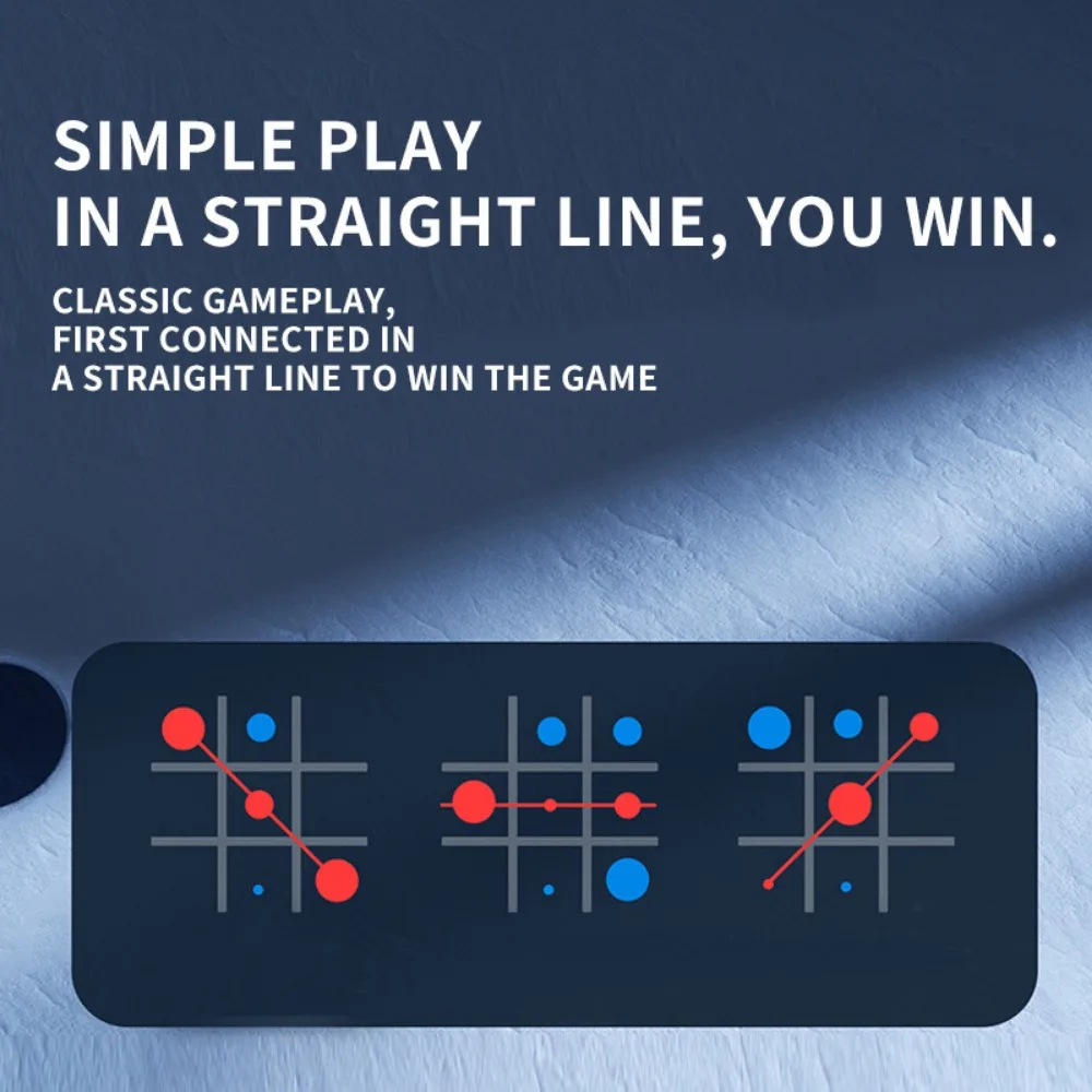 Cartoon Denken Training Big Eat Small Tic Tac Toe parent-child interaction Match Board Game Strategie Education Toy 4