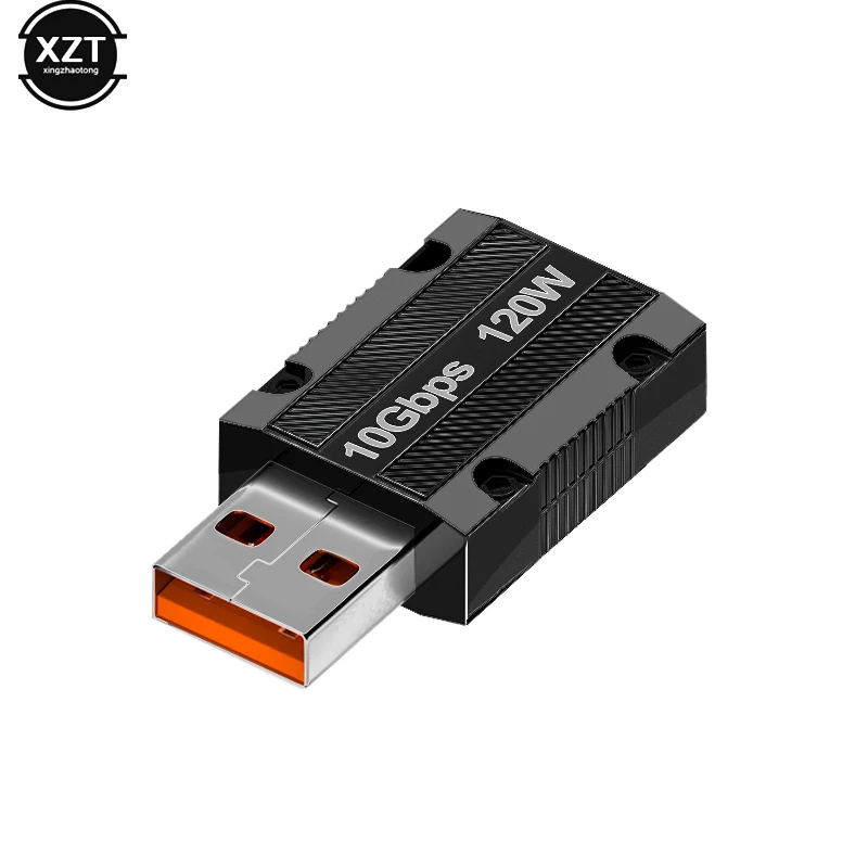 120W Zinc Alloy USB 3.0 Type C OTG Adapter 10Gbps USB Male to USB C