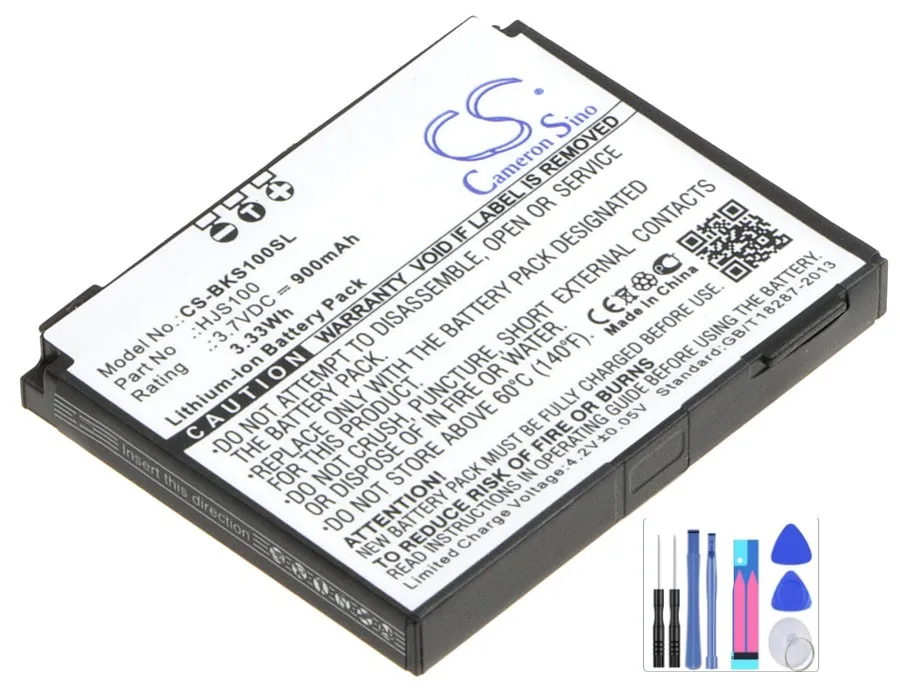 Gps, Batteria Navigatore Per Becker 338937010208 Hjs100 Hjs 100 Hjs-100 Map Pilot Capacità 900Mah / 3.33Wh Tipo Li-Ion