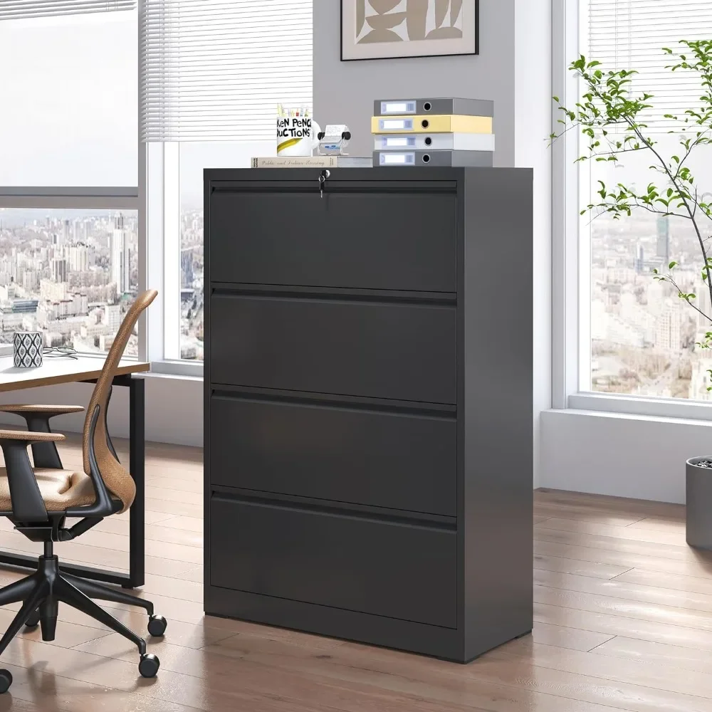 Metal Filing Cabinets for Home Office 4 Drawer Lateral File Cabinet With Lock Accessories Furniture 3 drawer filing cabinets box file file mobile white file cabinet office accessories furniture