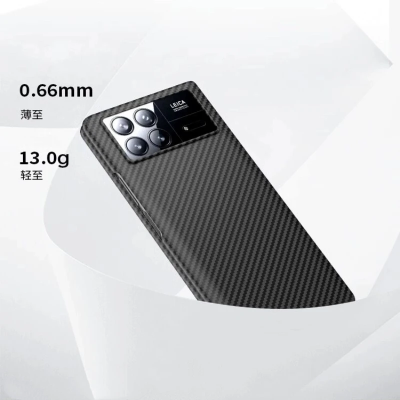 Sleek Matte Carbon Fiber Pattern Shockproof Phone Cover