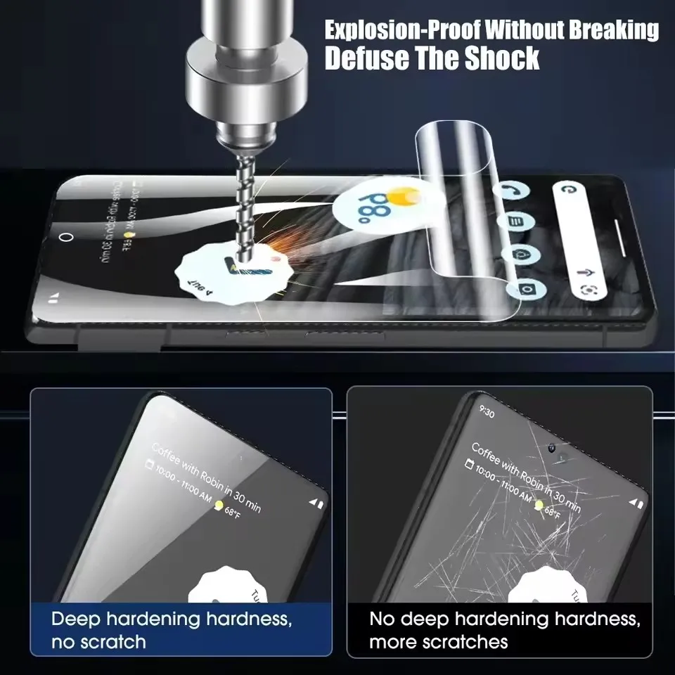 3-Pack Hydrogel Screen Protector Film