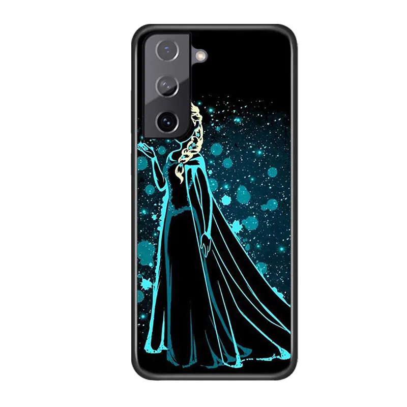 Elsa Ariel Princess For Samsung Galaxy S22 S21 FE Ultra Pro A03S A13 A53 A33 A03 M32 M22 M12 M52 A22 4G M21 Soft Phone Case samsung silicone cover