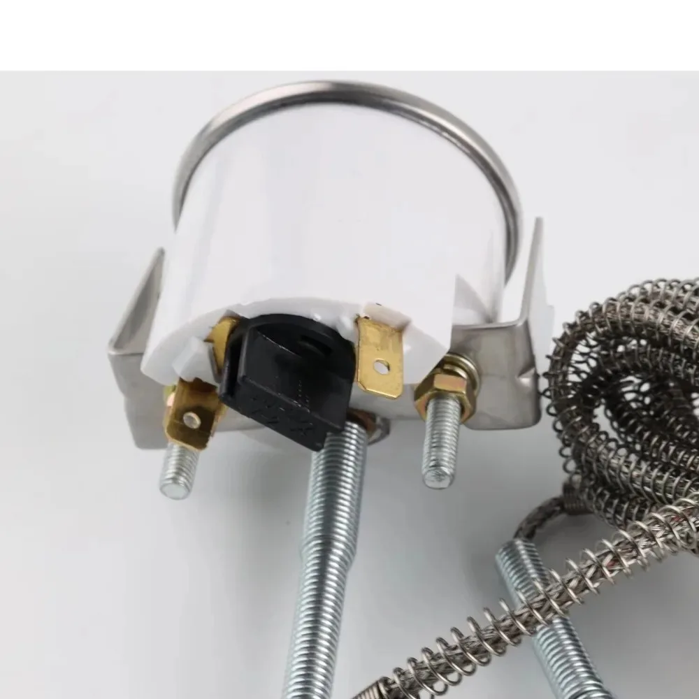2인치 52MM 기계식 수온계 12V 수온 게이지 자동차 계기판 (센서 포함) NPT 1/2