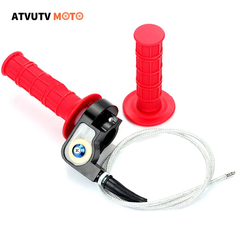 Impugnatura Per Moto Impugnatura A Rotazione Rapida Acceleratore 7/8 "Manopole Manubrio Per Dirt Pit Bike Motocross Crf Klx Kayo Esb 50-250Ccc