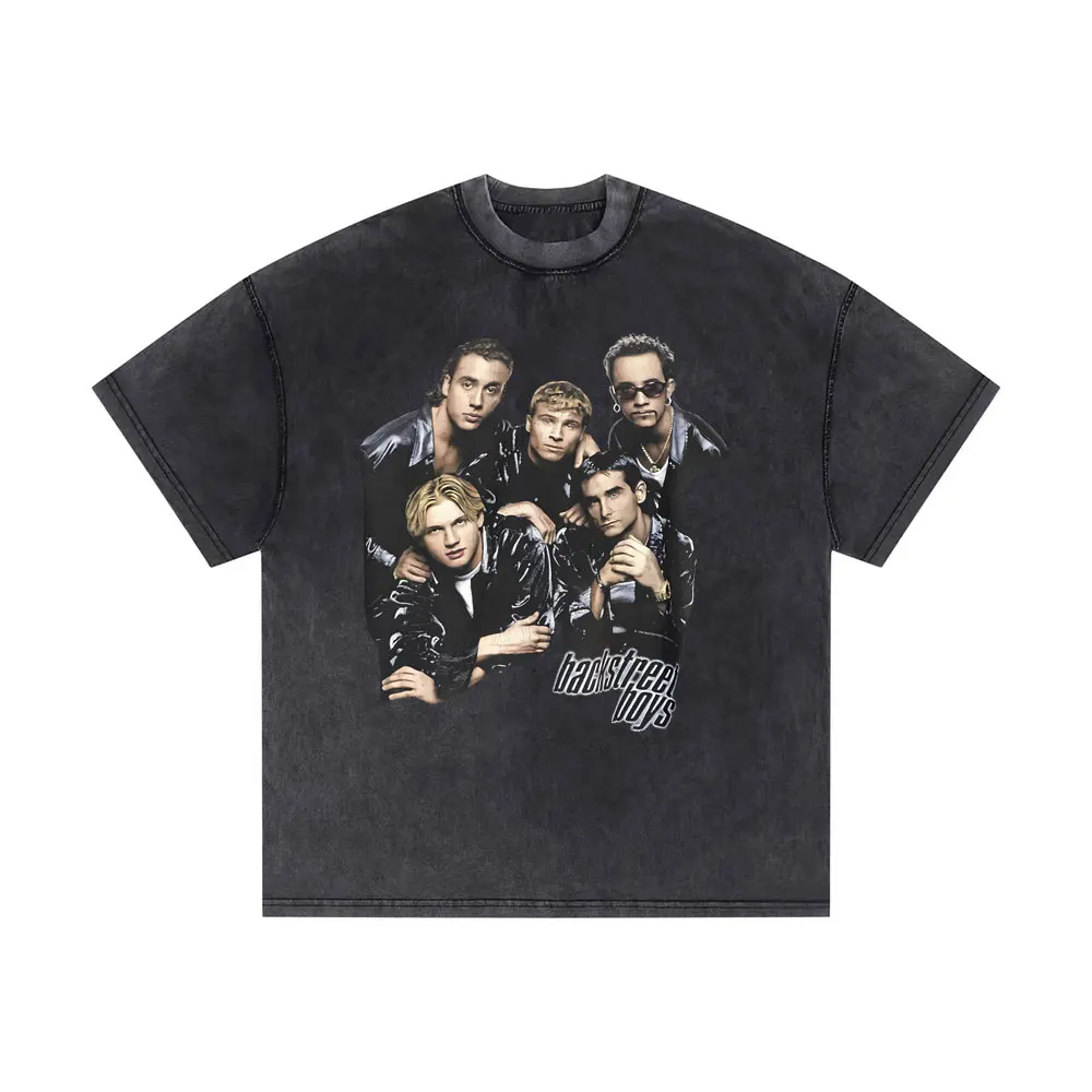 Washed Vintage Backstreet Boys Black & Blue World Tour