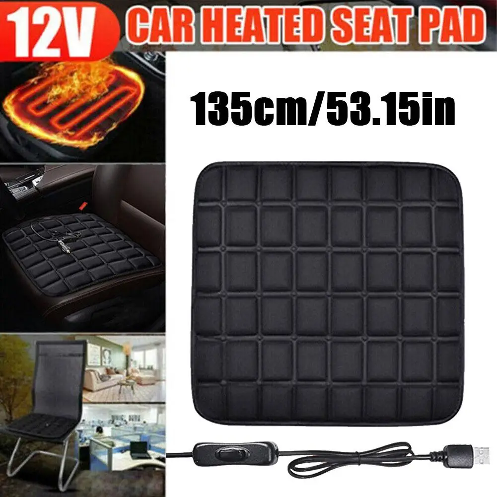 

Auto Heated Seat Cushions Soft Comfortable Relieve Stress Over Long Distance Constant Temperature For Vehicle&offic P8E2